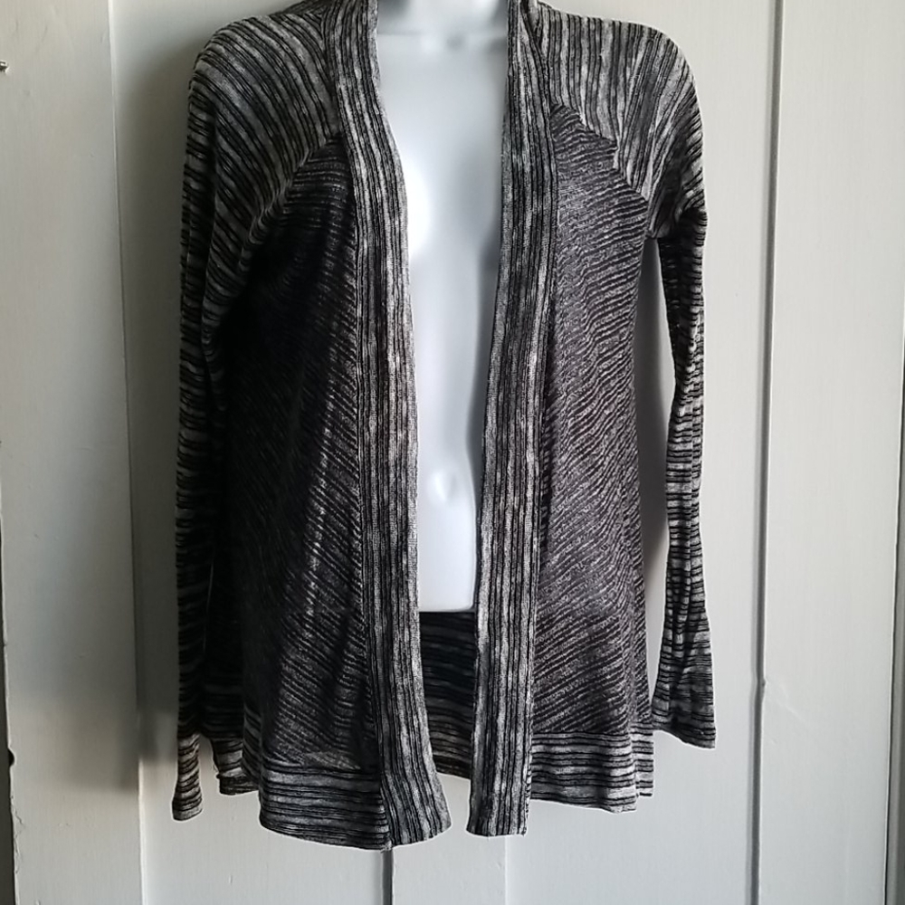 Black and white cardigan